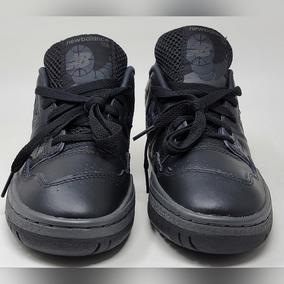 New Balance 550 Men\'s Size 6.5 US Low Triple Black GS GSB550BB Shoes Sneaker New main image 6